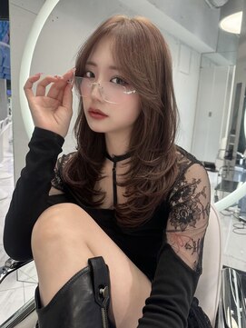 レディアル 渋谷(REDEAL) 韓国ヘア/ブリーチ/暖色カラー/ワンホン【レイヤー/渋谷】