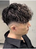 福岡天神スペインカールラルフカール緩め外国人風パーマ30代40代