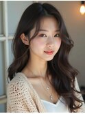 韓国くびれヘア_調布ワイドバング外ハネボブ美髪のススメ