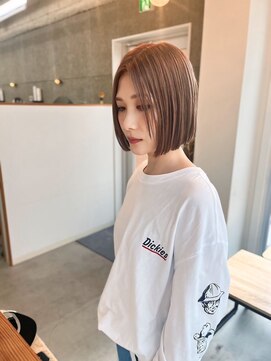 エヴァン(HEVIN) ミルクティーベージュ☆コンパクトボブ