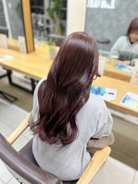 ラウル(Laulu) ホワイトグレージュ/デジタルパーマ/チェリーブラウン/佐倉