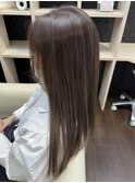 ハイライトで立体感を!シルバーブラウンカラー!!