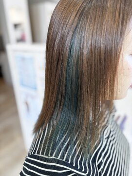 アドラーブル はなみずき店(adorable) 10代20代30代40代髪質改善カラー☆大人可愛いオリーブベージュ