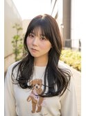 池袋HOLON【レイヤーカット/韓国ヘア/くびれロング】