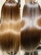リンクヘアー(Link hair)の写真/●髪質改善カラー●改質改善トリートメント●髪質改善縮毛矯正で施術を受ける度に髪がウル艶のー5歳美髪に