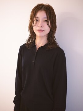 ハルフウェイ(haLfway) ミディアムラフパーマ