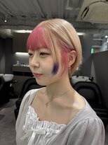 ロテ 名古屋 名駅店(Lote.)&nbsp;ミディアムヘア/デザインカラー/フェイスフレーミング/名古屋