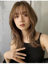 ベンジー 中目黒ii店(benji) マロンブラウンレイヤーミディ