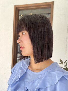 トレヘアー(tRe hair) ショート ボブ ウルフ 髪質改善 白髪ぼかし トリートメント