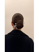 ヘアアレンジメント ボガスティーズ 溝の口店(Hair arrangement Vogusty's)&nbsp;タイトシニヨン／ブライダル/パーティー/着物