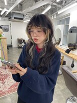 シー 自由が丘(sii.)&nbsp;フェイスフレーミング/インナーカラー/ベージュ/レイヤーカット