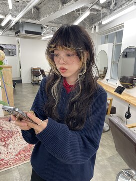 シー 自由が丘(sii.) フェイスフレーミング/インナーカラー/ベージュ/レイヤーカット