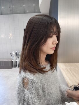 カルム 天神大名(calme) 【calme】セミロングレイヤー 髪質改善 髪質改善ストレート