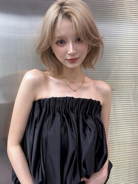 ハーヴィー 大宮店(HARVEY) 【保存数2000件超レイヤーボブ】切りっぱなしボブ/山根