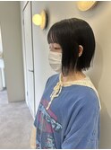 ぱつっとボブ