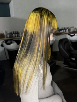 コエル(KOER)の写真/【難波/心斎橋】モード系、ストリート系デザインカラーは【KOER】にお任せ！［ケアブリーチ/ダブルカラー］
