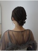 ルーズシニヨン　ボブ　10代20代30代