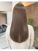 零秒女髪 千里丘店&nbsp;艶髪まとまり上品ロング美髪カラー髪質改善髪質改善カラー艶感