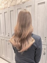 シャル 平塚(shalu) ワンブリーチミルクティーカラー
