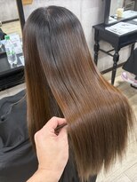 リリアンヌーク 近鉄奈良(ReLien nook)&nbsp;ハッシュカット/グレージュ/デザインカラー/近鉄奈良