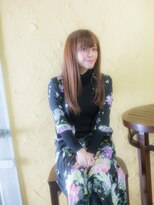 美容室ソラ 小岩店(sora)&nbsp;重ためバンググレージュストレート【小岩】