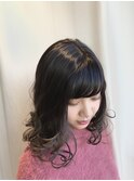  &nbsp;【EIGHTたまプラ】デザインカラー_切りっぱなしボブ