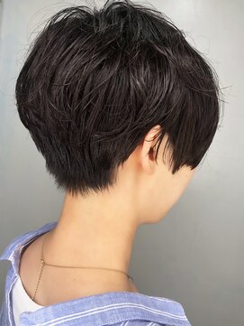 ラウンジ モリオ イケブクロ(Lounge MORIO Ikebukuro) 【morio池袋】黒髪大人かわいい前下がり小顔ショート