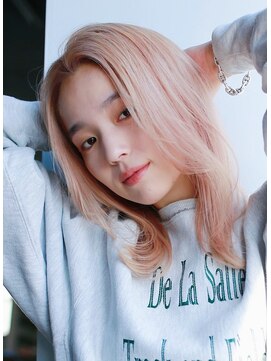 マイティ バイ エイチ(mighty by H) 【mighty】ピンク×ネオウルフ×暖色系カラー×ホワイトブリーチ