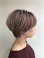 ナンバー エアロ 横浜(N° +aero)&nbsp;大人可愛い20代30代40代小顔ワンサイドショートボブ丸み前下がり