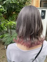 ロア 福岡天神本店(LORE)&nbsp;インナーカラー/ピンク/グレージュ/nana