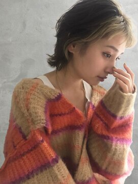 オリンテ バイ レシッド 表参道(orente by rcid) ショートウルフ/くびレイヤー/ボブルフ/短め前髪/インナーカラー