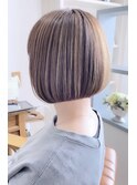 [Hair Make I`ll 奈良]ハイライトミニボブ　st13