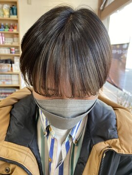 ヘアサロン スズキ レディースカット+カラー