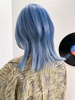 デート 下北沢(DATE)&nbsp;エッグシェルブルー/ダブルカラー/ブリーチ/髪質改善/下北沢