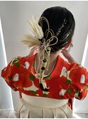 Hakama dressing Hair set