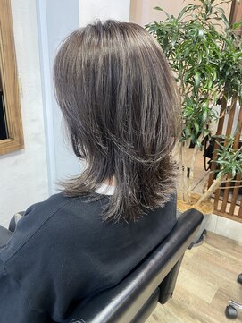 ハーツ(Heart's) ハイレイヤー×白髪ぼかしハイライト