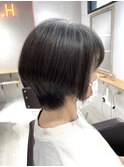 スッキリ前下がりショートスタイル【池田】