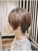 小顔ヘア×ショートスタイル