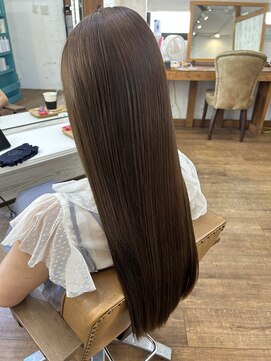 ヘアリゾート リノ(Hair resort Lino) ミネコラトリートメント×マロンベージュ