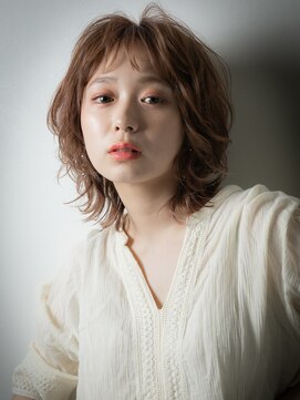 カバーヘア ブリス 志木南口駅前店(COVER HAIR bliss) 外国人風オンブレカーキベージュボブウルフ204t志木10代20代30代