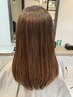 【美髪ストレート】弱酸性ストレート＋トリートメント￥18000