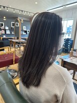 ヘアーサロン リアン 鴻巣店(hair salon Rien) コントラストハイライト/レイヤーカット/前上がりカット/グレー