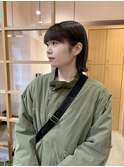 【smuk/スムーク】切りっぱなしボブ/外ハネボブ/ベージュカラー