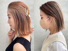 大人女性のこなれたヘアスタイル、こなれナチュラルがコンセプト