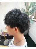 ショートマッシュ×シャドウパーマ