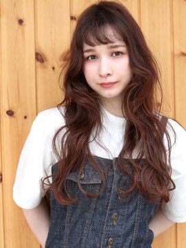 ブゾン(buZon) 【buZon ブゾン】ロングウェーブカール☆姫カットシアカラー