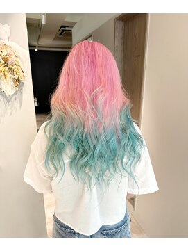 ポノ(po_no) ピンクと水色