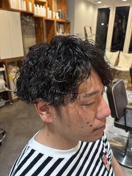 アメラボ(AmeLab) 名古屋天白区梅ヶ丘大人メンズツイストスパイラルパーマ