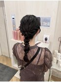 ヘアセット*編み下ろし