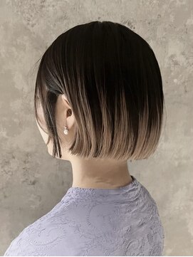 ヘアサロン コレハ(hair salon CoReha) 【ミニボブ×すそハイライト】ウサミ